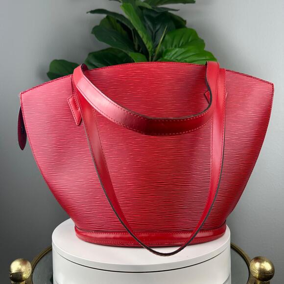 A76 💎✨Authentic Louis Vuitton Epi Leather Saint Jacques PM - Picture 2 of 6